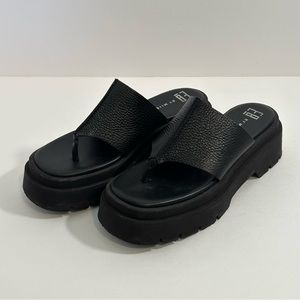 E8 Miista Tessa Black Sandals US 7.5 EUR 38